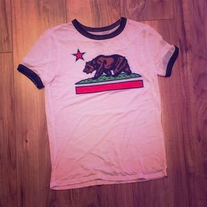 white california T-shirt